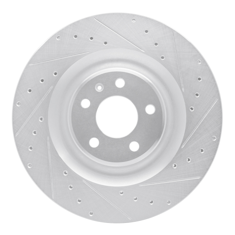 Audi S8 Brake Rotor (1) - Rear Right - R1 Concepts - Drilled & Slotted - Silver - `17-`25 Audi S8 Brake Rotor (1) - Rear Right - R1 Concepts - Drilled & Slotted - Silver - `17-`25